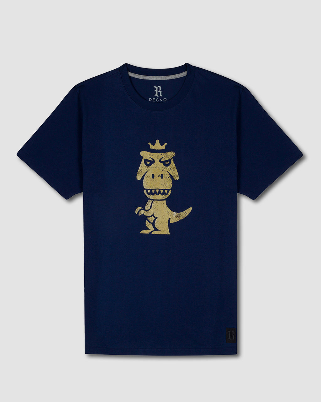 T-Rex Aurum Pima Cotton T-Shirt | Limited Edition Vintage Gold Graphic