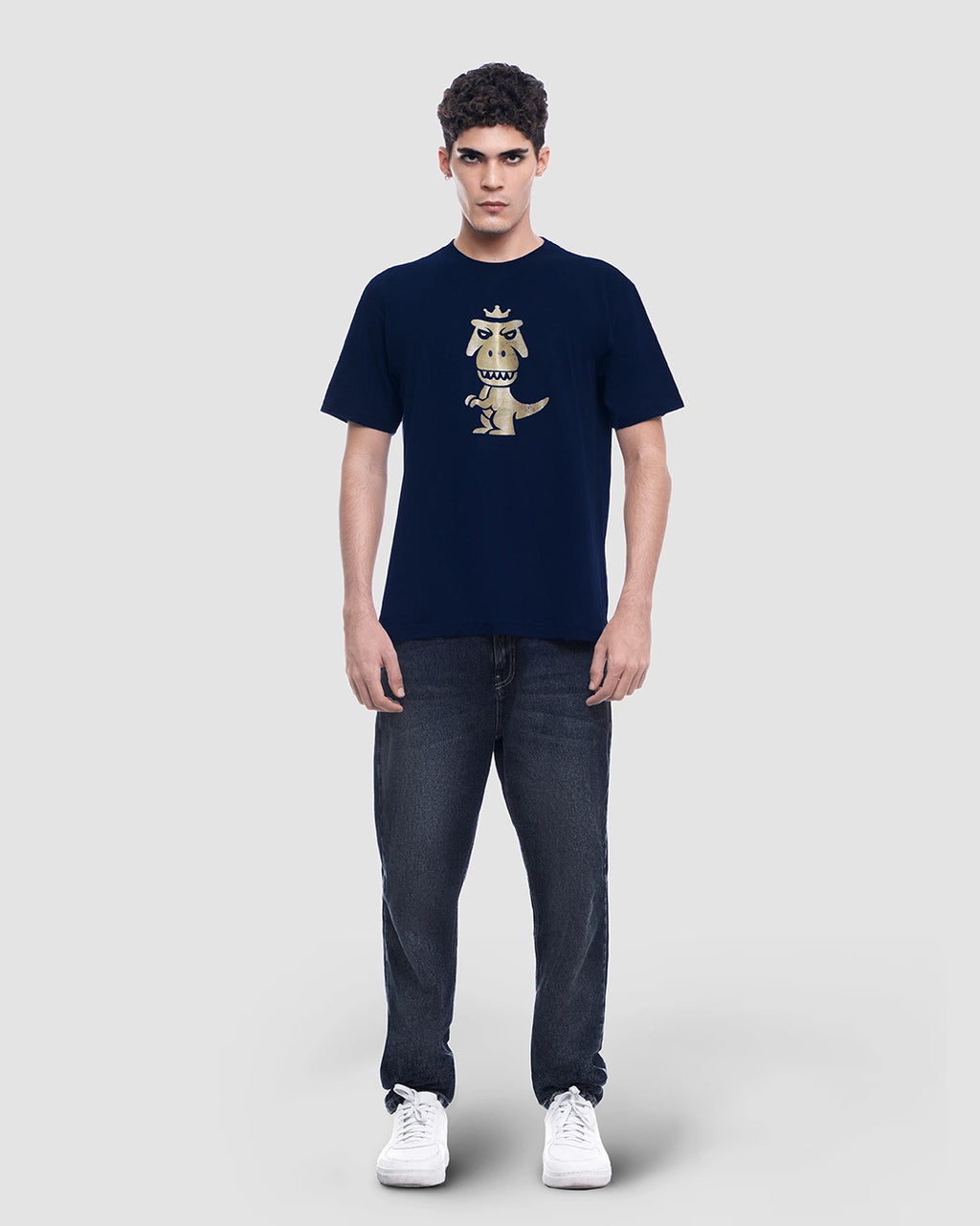T-Rex Aurum Pima Cotton T-Shirt | Limited Edition Vintage Gold Graphic