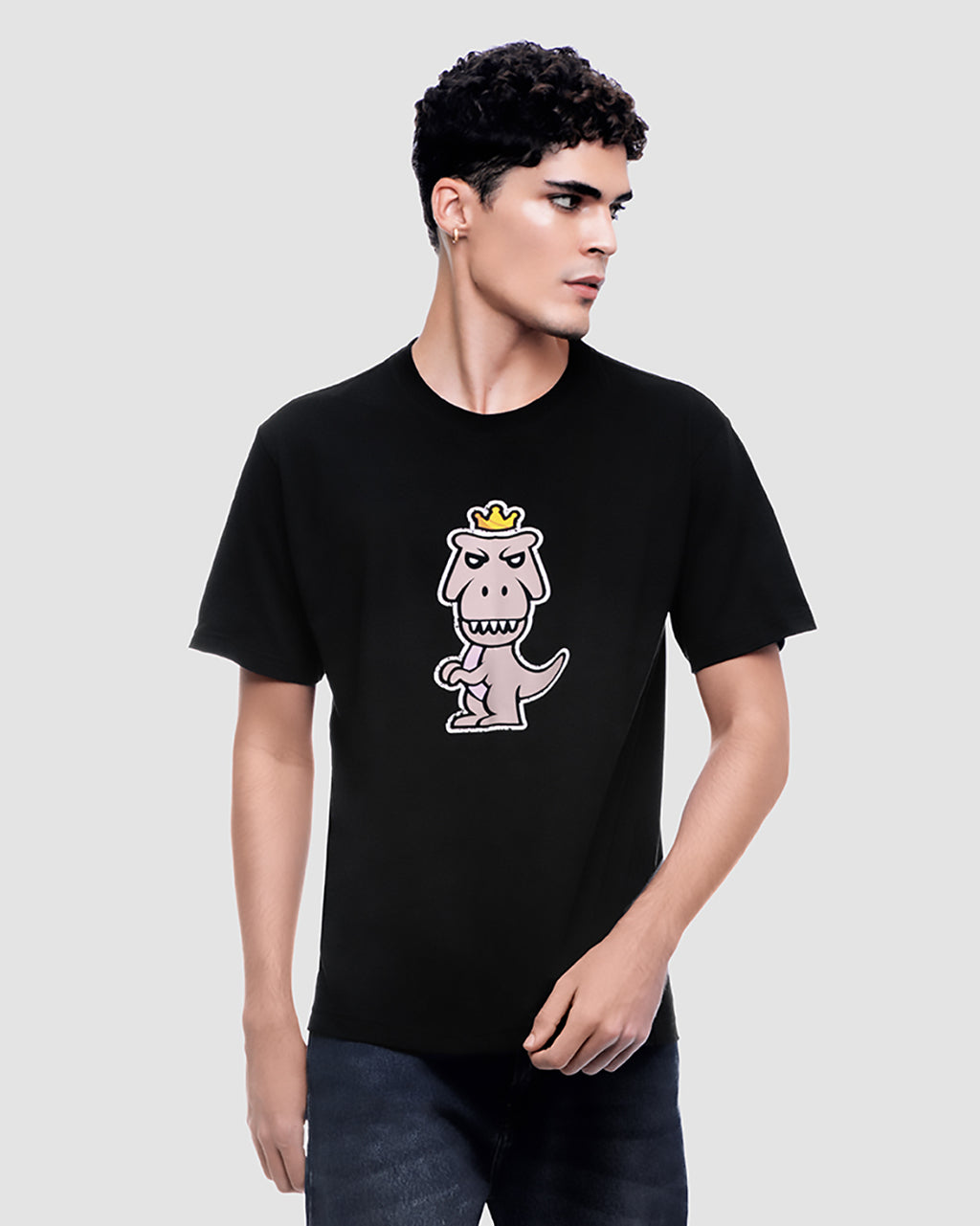 T-Rex Nudus Pima Cotton T-Shirt | Limited Edition Minimalist Graphic